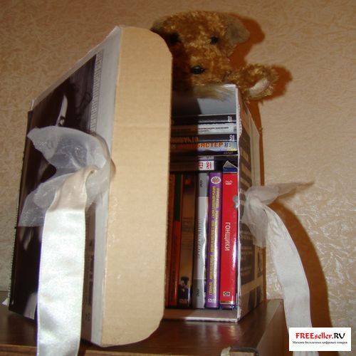 Самодельная коробка для хранения CD дисков.