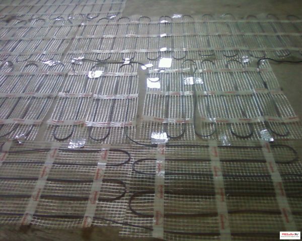 Монтаж электрического теплого пола своими руками. Укладка матов