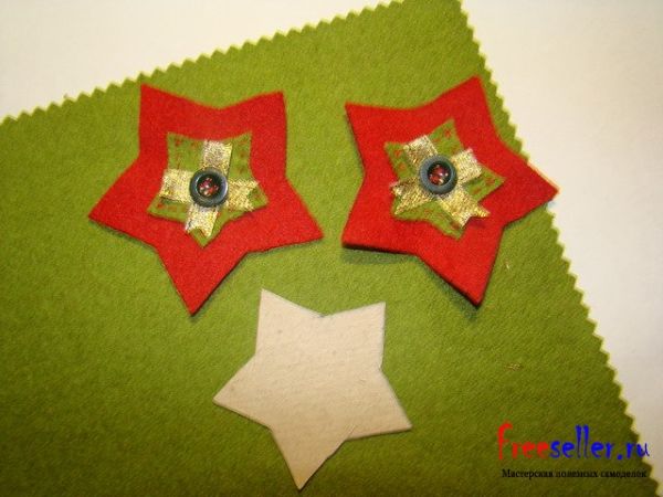 Изготовление елочной игрушки Звездочка своими руками