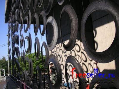 Поделки из шин. Занавески из шин своими руками