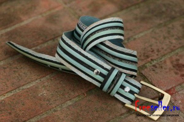 Самоделки из покрышек. Ремни из велосипедных шин своими руками