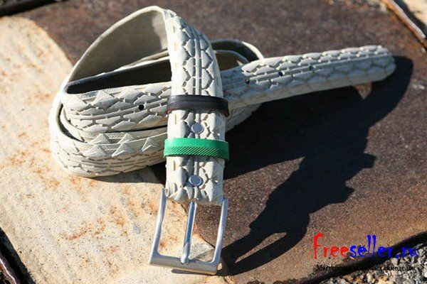 Поделки из покрышек. Самодельные ремни из велосипедных шин.
