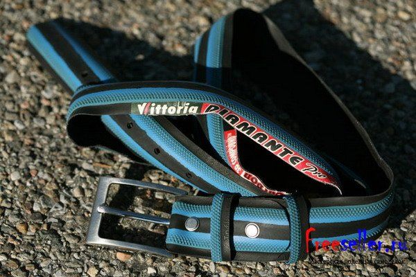 Поделки из покрышек. Самодельные ремни из велосипедных шин.