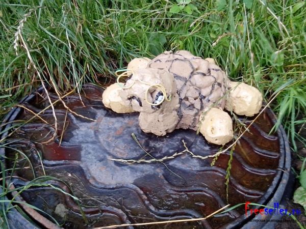 Черепаха из монтажной пены своими руками