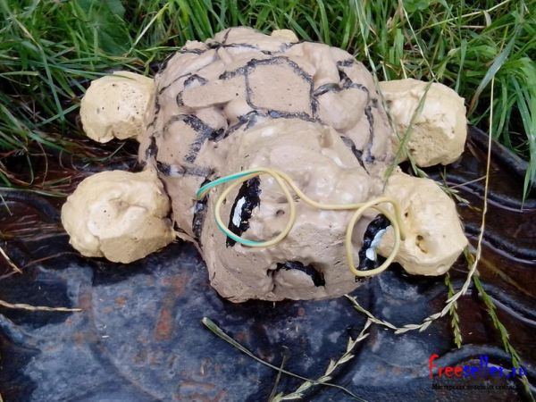 Черепаха из монтажной пены своими руками