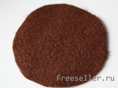 Украшение - Пирожное из фетра (войлока)