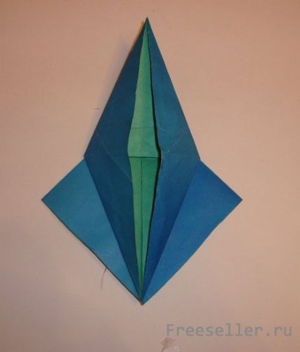Изготовление морской звезды в оригами