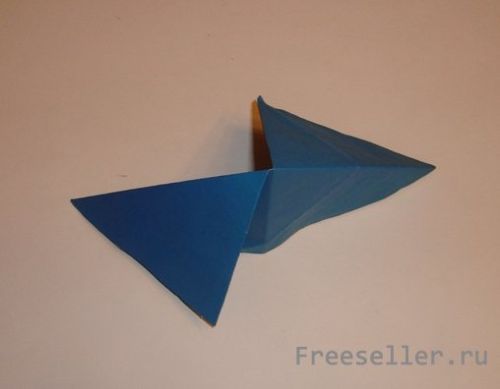 Изготовление морской звезды в оригами
