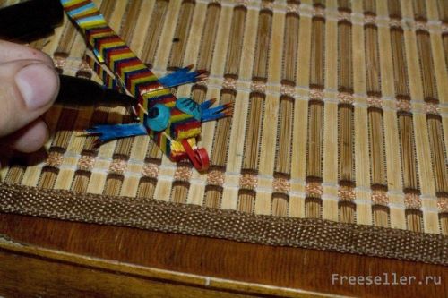 Ящерица из прищепки своими руками