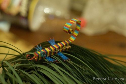 Изготовление ящерицы из прищепки своими руками