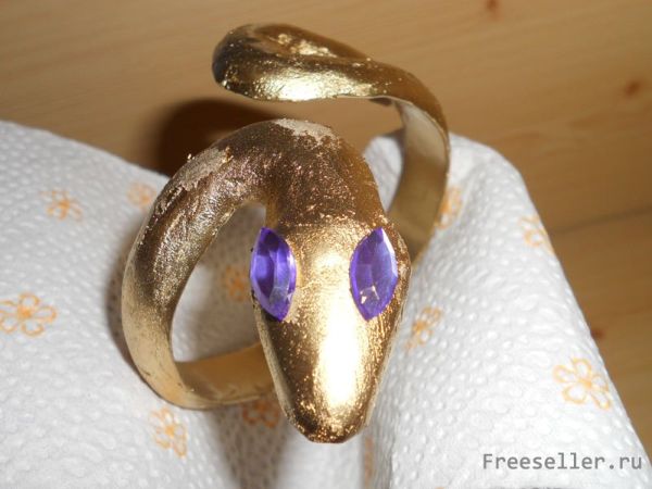 Изготовление браслета в виде змеи