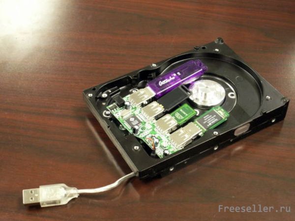 Самодельный USB flash жесткий диск