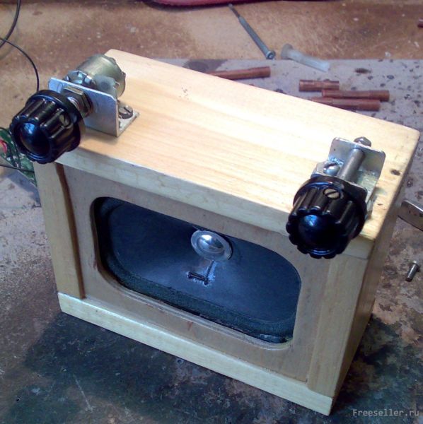 Изготовление радиоприемника в ретро стиле своими руками - Установка регулятора громкости