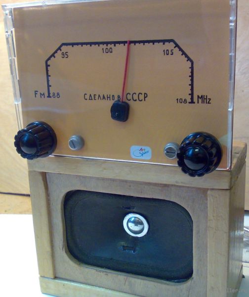 Изготовление радиоприемника в ретро стиле своими руками - установка стекла