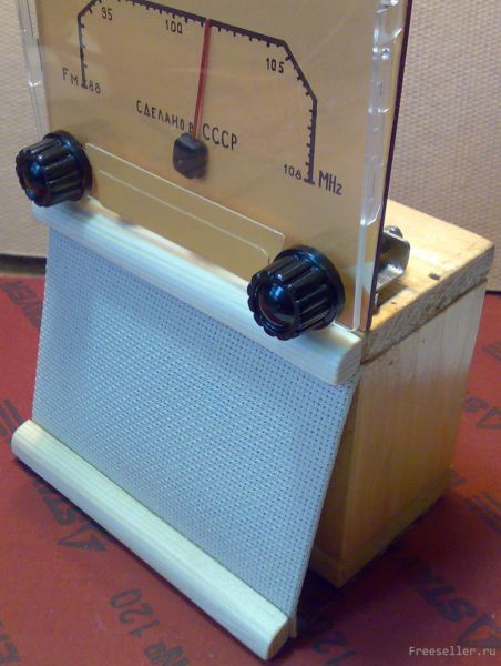 Изготовление радиоприемника в ретро стиле своими руками - акустическая фальшпанель