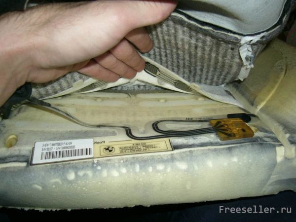 Установка подогрева сидений BMW E39