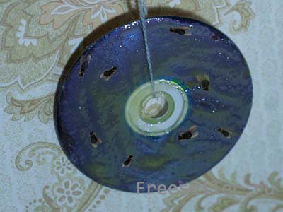 Самодельная ловушка для мух из CD диска