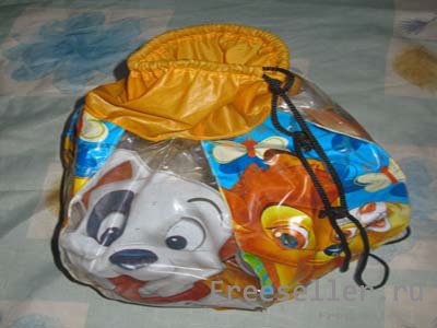 Пляжная сумка из надувного мяча