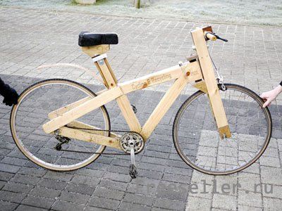 Деревянный велосипед своими руками
