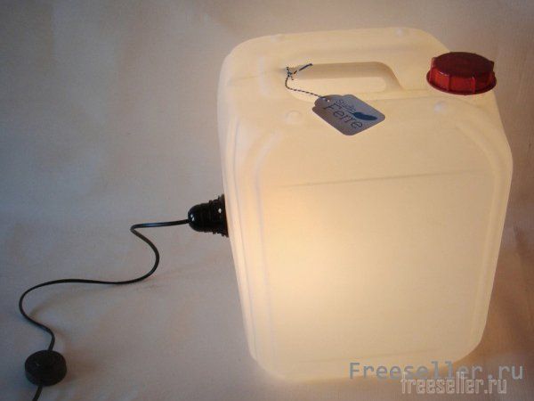 Самоделки. Светильники из пластиковых канистр