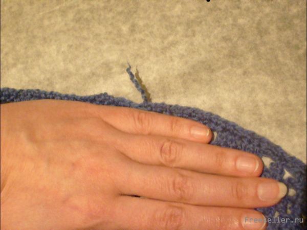 Вяжем ажурный объёмный шарф-снуд своими руками.