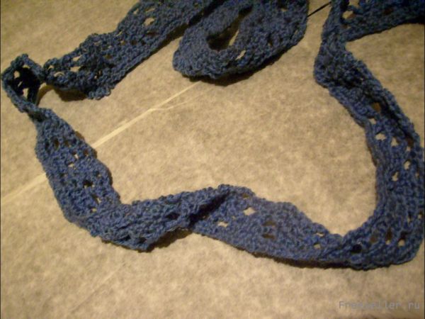 Вяжем ажурный объёмный шарф-снуд своими руками.