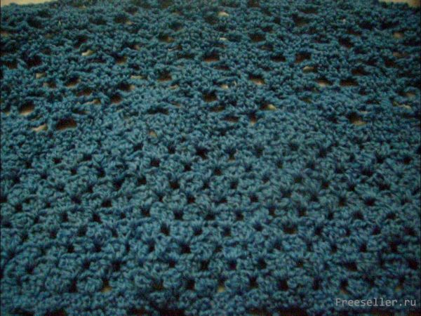 Вяжем ажурный объёмный шарф-снуд своими руками.