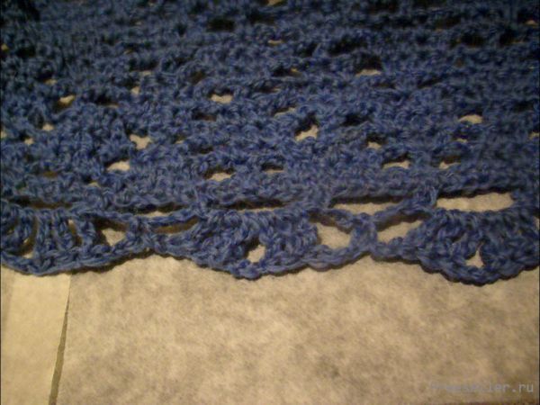 Вяжем ажурный объёмный шарф-снуд своими руками.