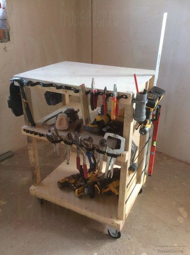 Передвижной верстак своими руками