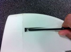 Изготовление клумбы из старого монитора