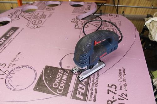 Изготовление клумбы палитры своими руками