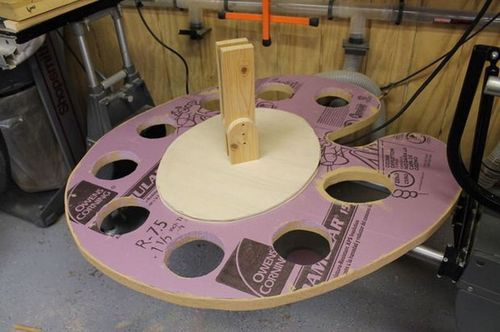 Изготовление клумбы палитры своими руками