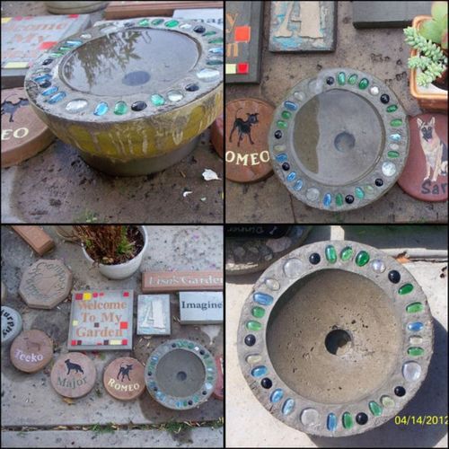 Изготовление бетонной клумбы в виде шара своими руками