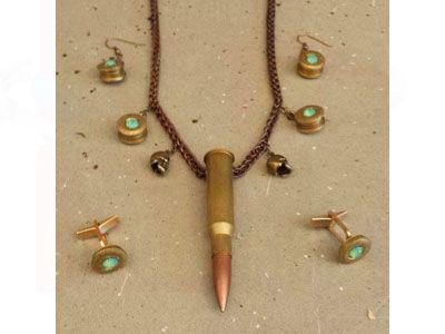 Оригинальное ожерелье из гильзы от пули