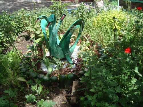 Поделки из покрышек. Змей Горыныч из шин своими руками