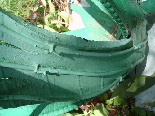 Поделки из покрышек. Змей Горыныч из шин. Шея.