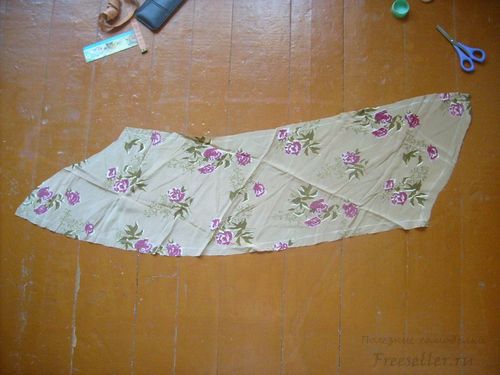 Шёлковый шарф своими руками из бабушкиного сундука.