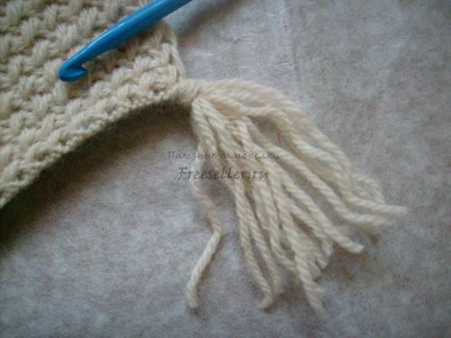 Вяжем симпатичный тёплый шарфик своими руками