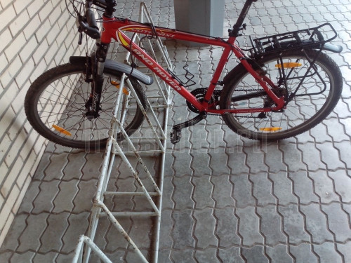 Вело самоделки. Самодельная парковка для велосипедов