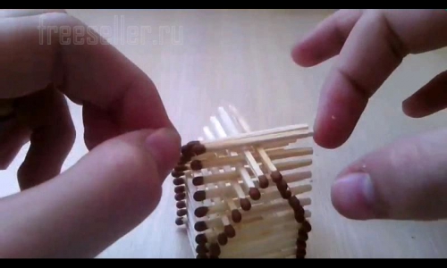 Изготовление домика из спичек своими руками