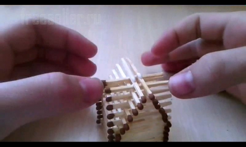 Изготовление домика из спичек своими руками