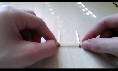 Изготовление домика из спичек своими руками