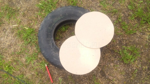 Изготовление гусеницы из шин своими руками.