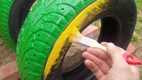 Изготовление гусеницы из шин своими руками.