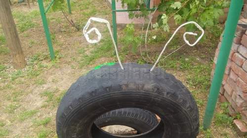 Изготовление гусеницы из шин своими руками.