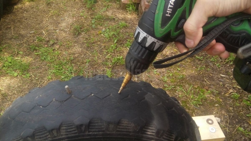 Изготовление гусеницы из шин своими руками.