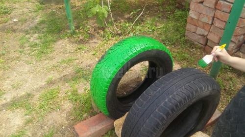 Изготовление гусеницы из шин своими руками.