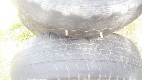 Изготовление гусеницы из шин своими руками.