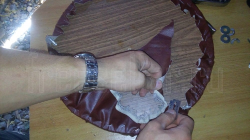 Изготовление самодельного пуфика из покрышек своими руками.