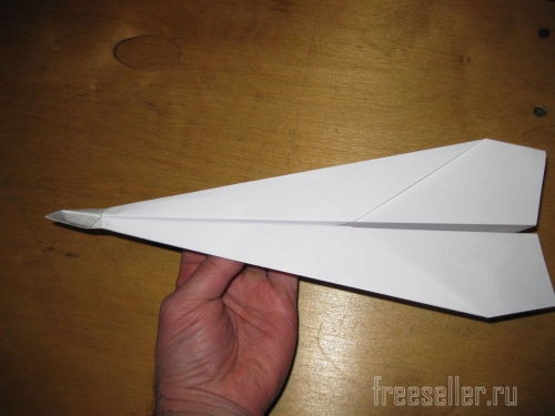 Бумажный самолетик с наконечником своими руками